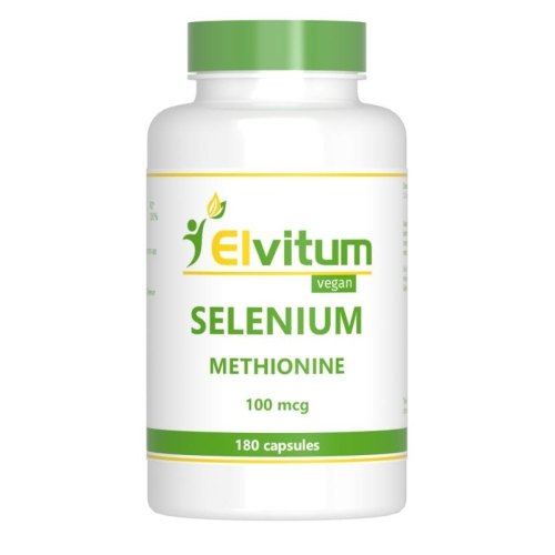 180 Vcaps Elvitum Selenium Methionine 100 mcg