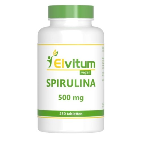 Elvitum Spirulina 500 mg 250 Tabletten