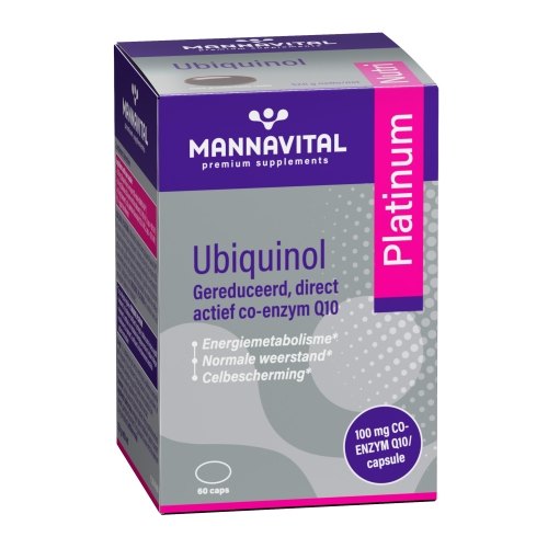 60 Kapseln Mannavital Ubiquinol Platinum