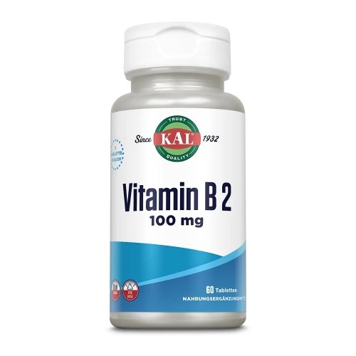 60 tabletten KAL Vitamine B2 100 mg