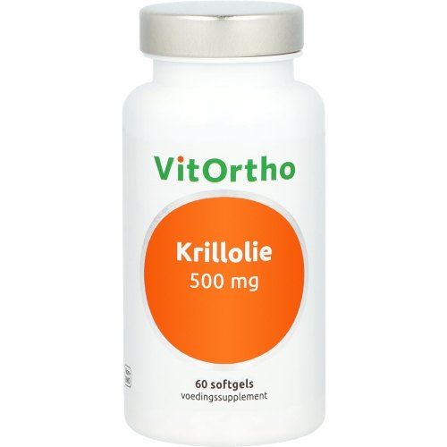 60 Softgels VitOrtho Krillolie 500 mg
