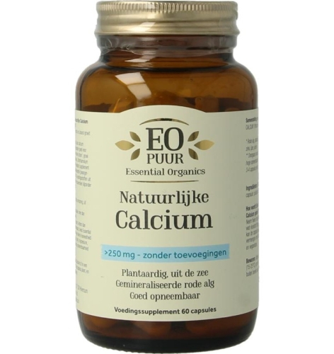 60 capsules Essential Organics Puur Natuurlijke Calcium 250 mg