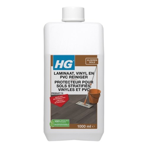 1000 Ml HG Laminaat, Vinyl en PVC Reiniger 72