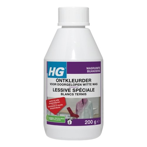 200 Gramm HG Ontkleurder Doorgelopen Witte Was