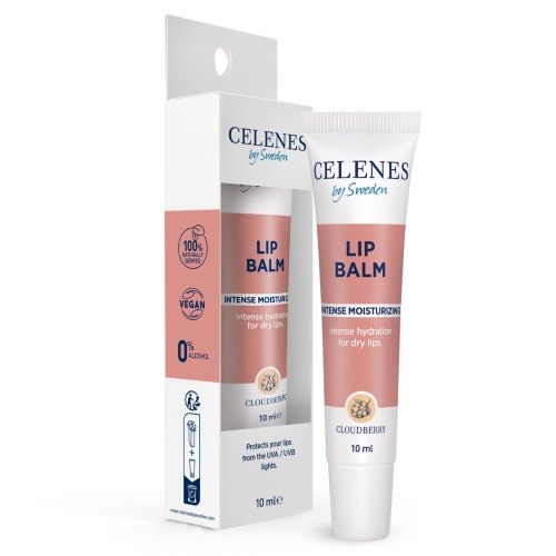 10 ml Celenes Cloudberry Intens Moisturizing Lip Balm