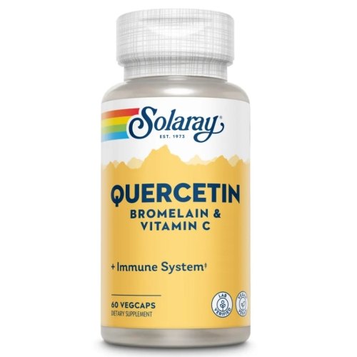 60 Kapseln Solaray Quercetin, Bromelain & Vitamin C
