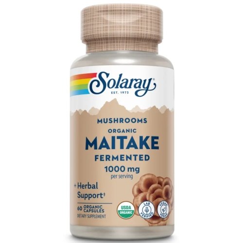 60 Kapseln Solaray Fermented Maitake Organic 500 mg