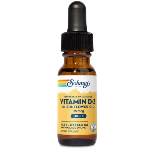 Solaray Liquid D-3 1000 IU 14,7 Ml