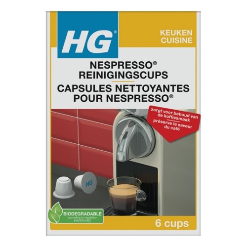 HG Nespresso Reinigscups  6 Stücke
