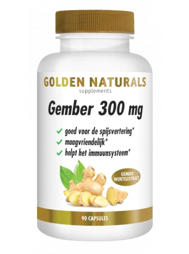 90 Kapseln Golden Naturals Gember 300 mg
