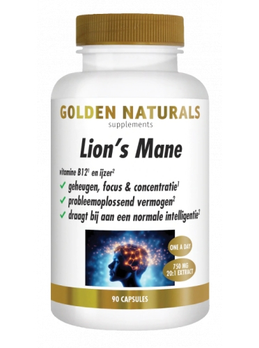 Golden Naturals Lion's Mane 90 Kapseln