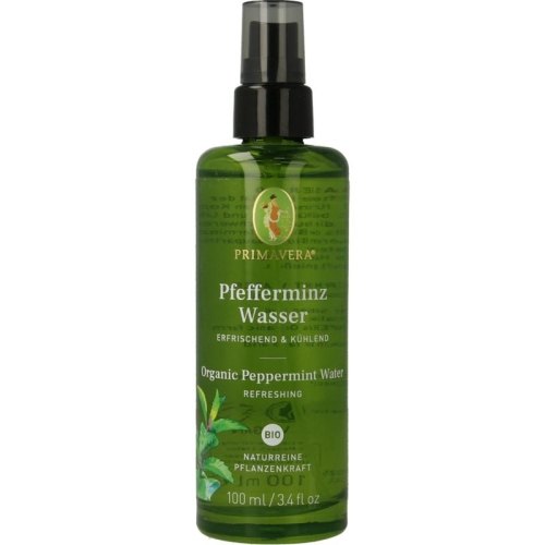 100 Ml Primavera Peppermint Water Biologisch