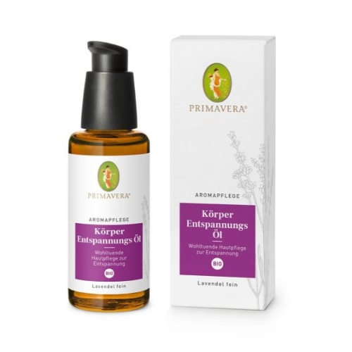 50 ml Primavera Lichaamsontspanningsolie Biologisch