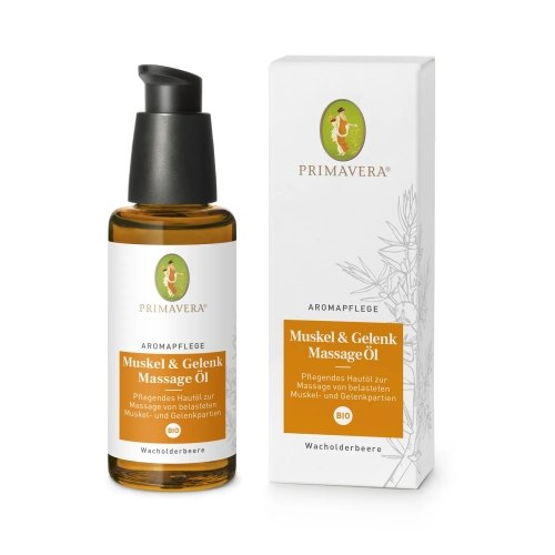 50 Ml Primavera Spier- en Gewrichtsmassageolie Biologisch
