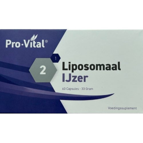 60 capsules Pro-Vital Liposomaal IJzer