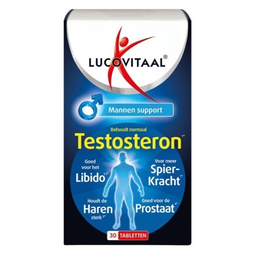 Lucovitaal Testosteron Mannen Support 30 Tabletten
