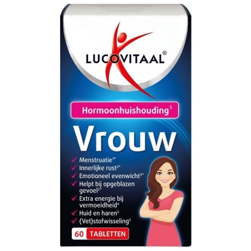 60 Tabletten Lucovitaal Hormoonhuishouding Vrouw