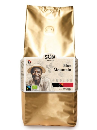 Sun Coffee Blue Mountain Bonen Dark Roast Biologisch 1000 gram