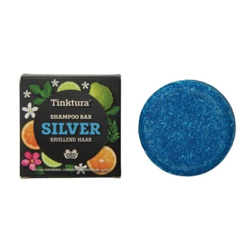  Tinktura Shampoo Bar Silver Krullend Haar