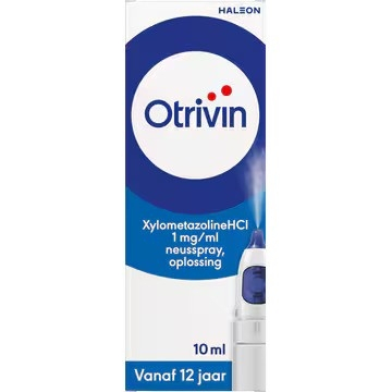 Otrivin Neusspray bij Neusverkoudheid Xylometazoline HCl 1 mg-ml 10 ml