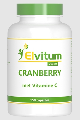 150 capsules Elvitum Cranberry met Vitamine C