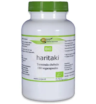 180 capsules Surya Haritaki Biologisch
