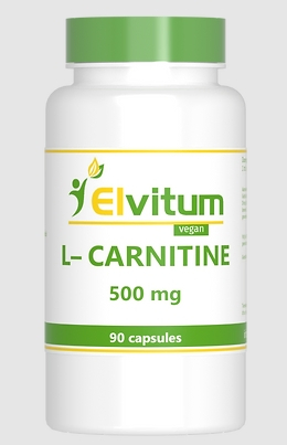 90 capsules Elvitum L-Carnitine 500 mg