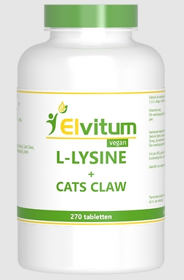 270 Tabletten Elvitum L-Lysine + Cats Claw