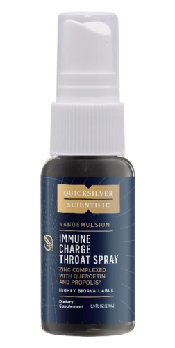 27 ml Quicksilver Scientific Immune Charge+ Throat Spray