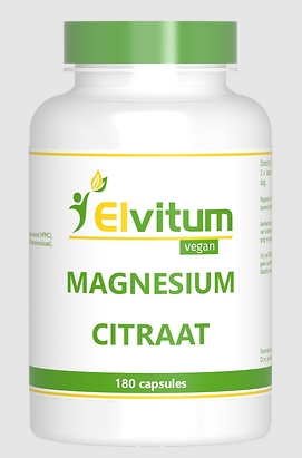 180 capsules Elvitum Magnesium Citraat