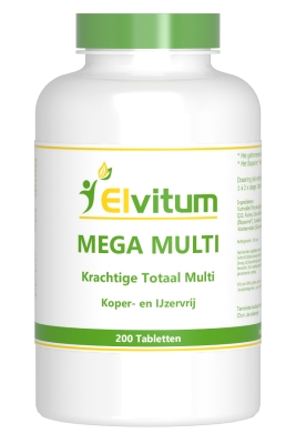 200 Tabletten Elvitum Mega Multi