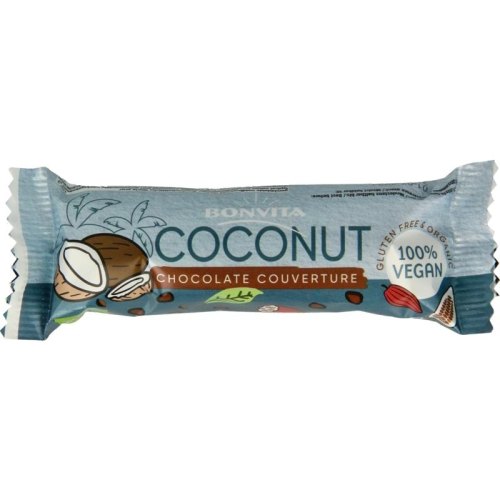 40 gram Bonvita Choco Cocosbar Melk Biologisch