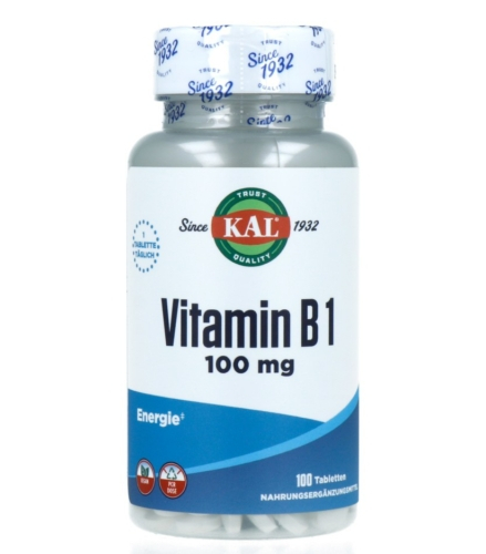 100 tabletten KAL Vitamin B-1 100 mg