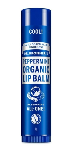 4 gram Dr. Bronner's Organic Lip Balm Peppermint