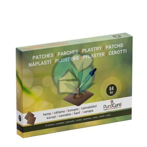 32 stuks PuroCuro CBD Pleisters 64 mg