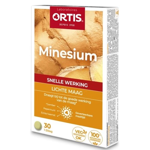 30 tabletten Ortis Minesium Spijsvertering