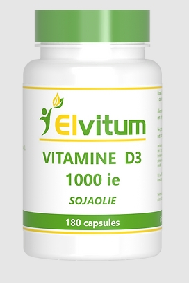 Elvitum Vitamine D3 1000 IE / 25 mcg Sojaolie