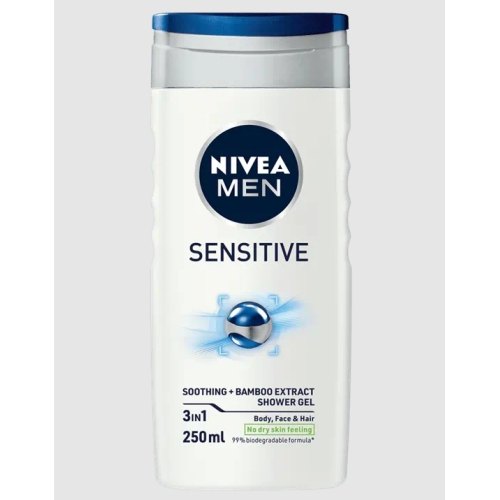 250 ml Nivea Men Sensitive Douche Gel