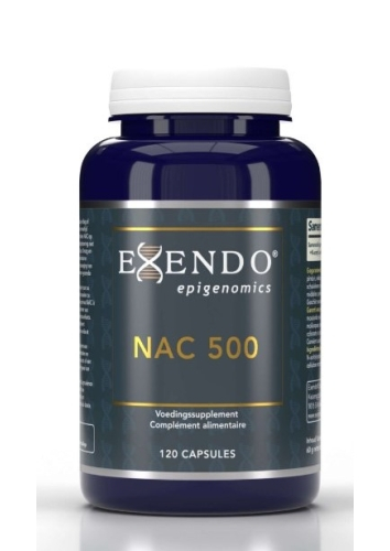 Exendo Epigenomics NAC 500 (N-acetyl-L-cysteïne) 120 Kapseln