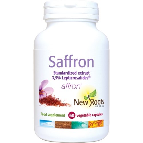 60 vegetarische capsules New Roots Herbal Saffron