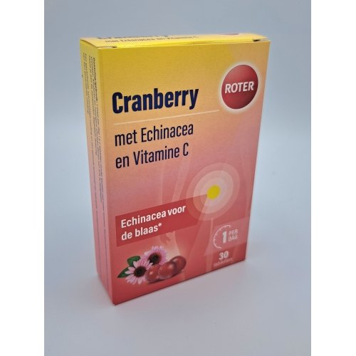 30 tabletten Roter Cranberry Vitamine C en Echinacea