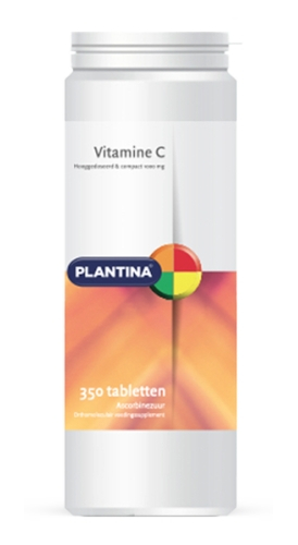 350 tabletten Plantina Vitamine C Ascorbinezuur
