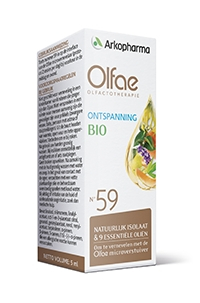 Olfae Olfactotherapie 59 Ontspanningsmix Essentiële Olie Biologisch 5 ml