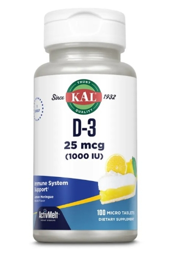 100 tabletten KAL D-3 1000 IU ActivMelt