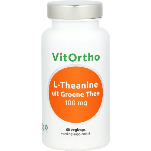 60 Vegicaps VitOrtho L-Theanine uit Groene Thee 100 mg