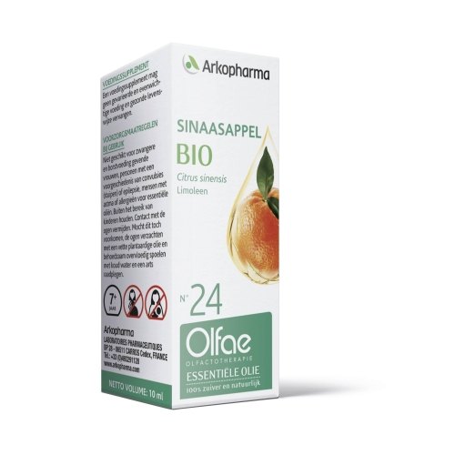 Olfae Olfactotherapie 24 Sinaasappel Essentiële Olie Biologisch 10 ml