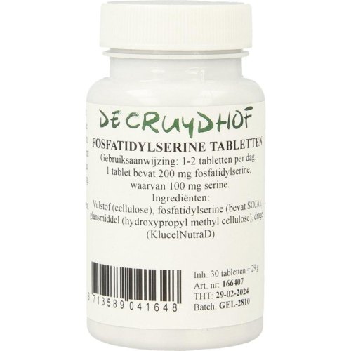 De Cruydhof Fosfatidylserine 100 mg 30 tablets