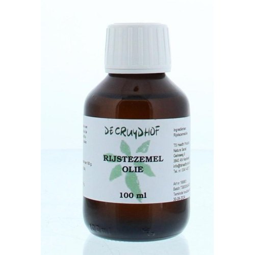 De Cruydhof Rijstezemel Olie 100 Ml
