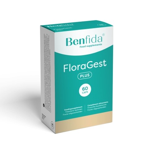 60 capsules Benfida FloraGest Plus