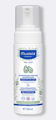 150 ml Mustela Schuimshampoo voor Zuigelingen